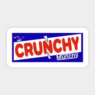 Crunchy Munchy Shirt Sticker